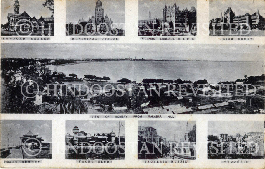 /data/Original Prints/Views of  Old Bombay - Special Series/Crawford market, Municipal Office, VT, High Court, View from Malabar Hill, Appolo Bunder, Yacht Clubb, Jackeria Musjid, Pydownie.jpg